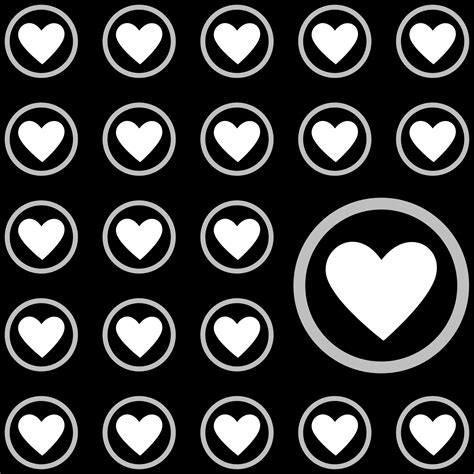 Black And White Hearts Background 28 Pictures