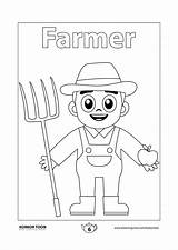 Farmer Professions sketch template