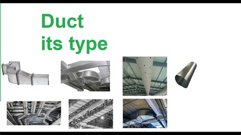 duct ii types  duct ii duct material youtube