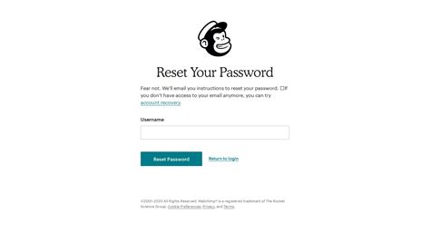 password reset form uiux patterns