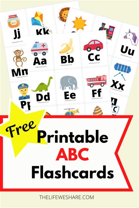 printable alphabet abc cards  pre  abc flashcards abc