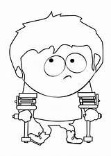 South Park Jimmy Coloring Valmer Pages Printable sketch template
