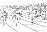 Sprint Athletics Lekkoatletyka Kleurplaat Sportdag Kolorowanki Dzieci Activityvillage Hurdles sketch template