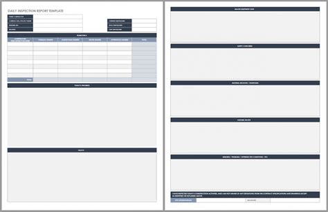 daily work schedule templates smartsheet daily operations report