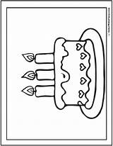Cake Colorwithfuzzy 7th sketch template