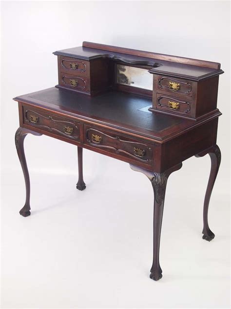 antique victorian mahogany writing table desk