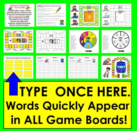 editable sight word games   grade  kindergarten practice