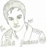 Santana Luan sketch template