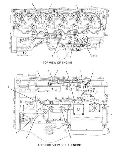 caterpillar  engine parts diagram