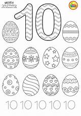 Number Easter Tracing Worksheets Preschool Numbers Printables Coloring Pages Choose Board Listovi Radni Za sketch template