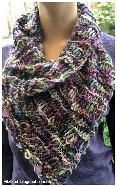 fitzbirch crafts knitted neckerchief