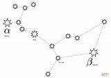 Constellation Coloring Cetus Pages Constellations Printable Dot Drawing Template Categories sketch template