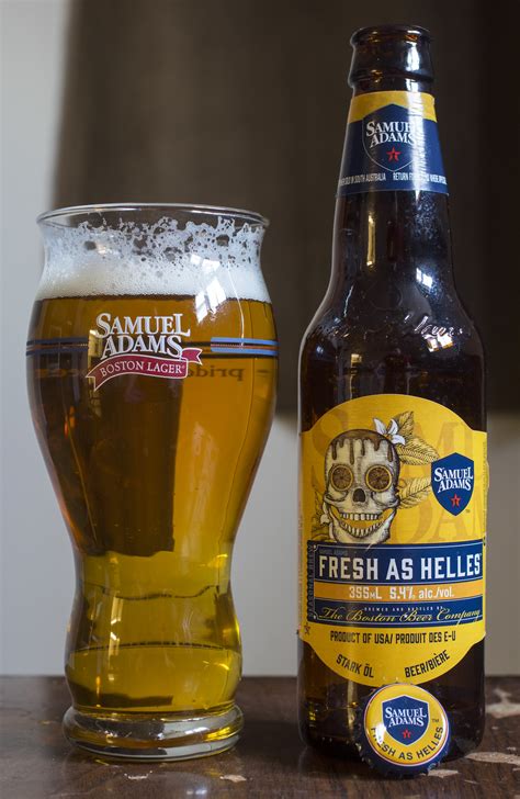 review samuel adams fresh  helles lager beercrankca
