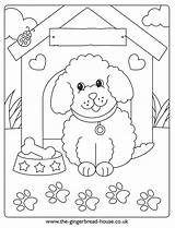 Colouring Kennel Gingerbread Versions sketch template