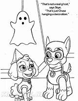 Patrol Halloween sketch template