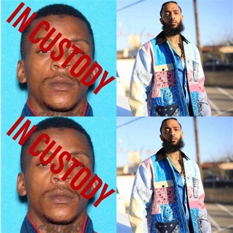 breaking killer of rapper nipsey hussle arrested [video