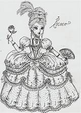 Rococo sketch template