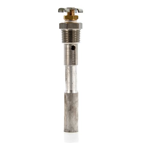 water heater anode rod  drain valve  diameter    long united rv