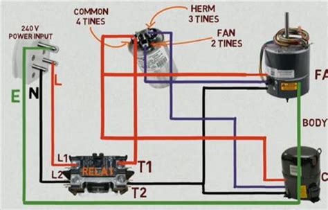 wiring diagram  dual run capacitor wiring diagram