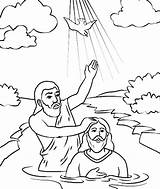 Holy Spirit Baptizing Netart Getdrawings Children Lds Getcolorings Crafts sketch template