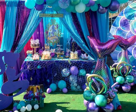 mermaid birthday party ideas photo    catch  party