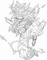 Caulifla Ssj3 Dbz Goku sketch template