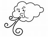 Nube Soplando Viento Colorir Nubes Nuvem Soprando Coloriage Vento Meteorologia Nuage Natureza Soufflage Nuvens Soffiaggio Vientos Colorier Imprimir Acolore Imágenes sketch template