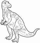 Iguanodon Coloring Site sketch template