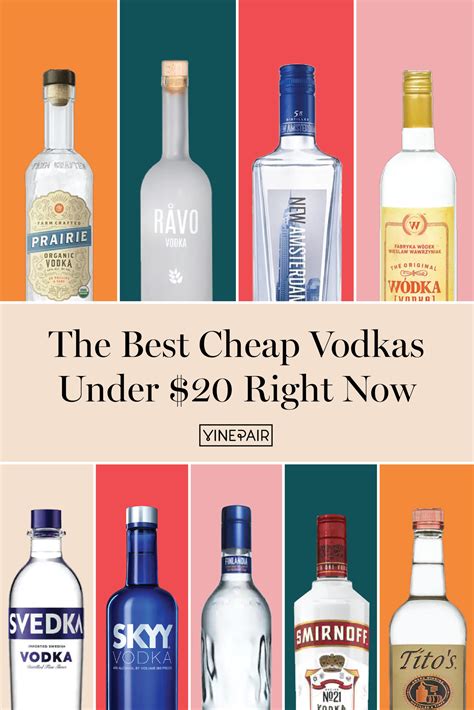 cheap vodkas     vinepair