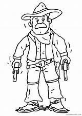 Coloring4free Cowboy Coloring Pages Gun Related Posts sketch template