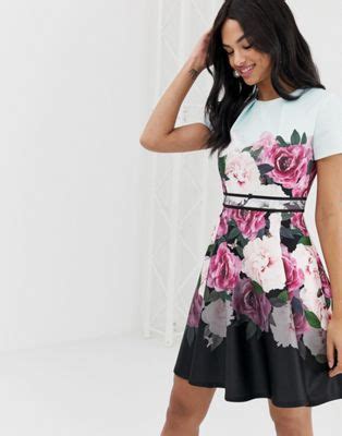 ted baker wilmana magnificent floral skater dress ted baker dress floral skater dress fashion