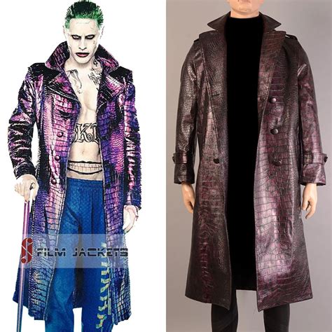 Batman Suicide Squad Jared Leto Joker Coat Original