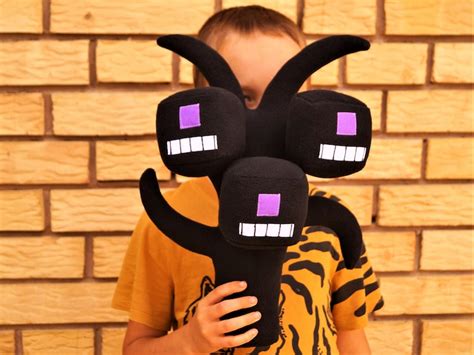 wither storm plush toy  minecraft plush gamer gift toy etsy india