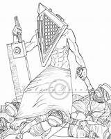 Hill King Pages Coloring Lineart Kyphoscoliosis Deviantart Silent Printable Getcolorings Pyramid Head 2b sketch template