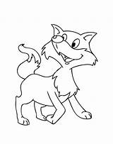 Fox Coloring Pages Printable Animal Kids Cartoon Little Animals Realistic Drawing Print Colouring Color 4kids Online Zoo Wallpaper Getdrawings Getcolorings sketch template