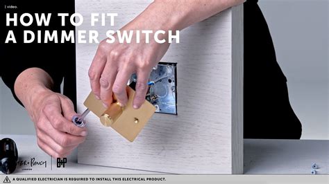 fit  dimmer switch uk youtube