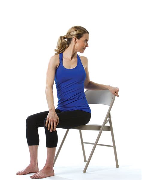chair yoga poses  stress  posture purewow