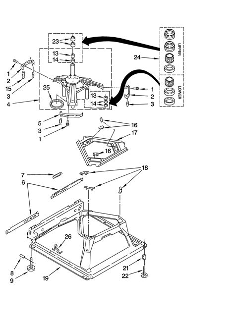 kenmore  series washer parts manual