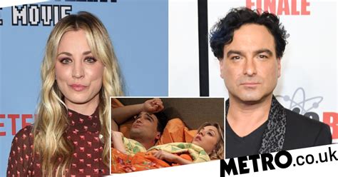 the big bang theory s kaley cuoco on sex scenes with ex johnny galecki