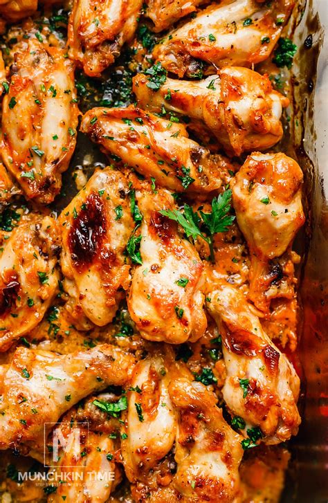 oven baked chicken wings recipe munchkin time