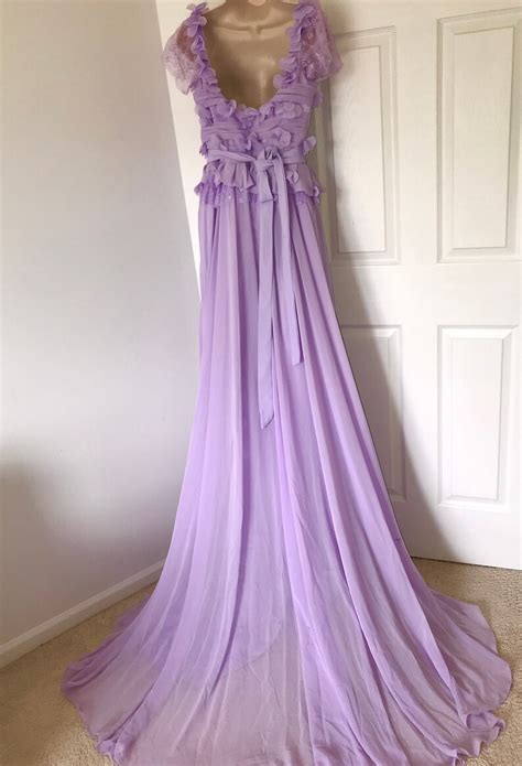 vintage lilac dress etsy