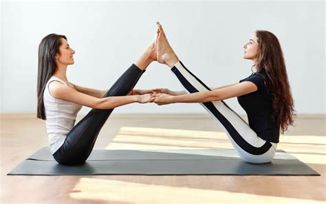 fun partner yoga poses   today journeys  yoga