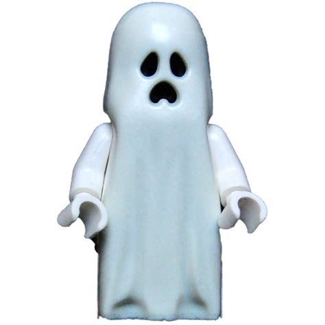 lego ghost mit backstein und platte beine minifigur brick owl lego