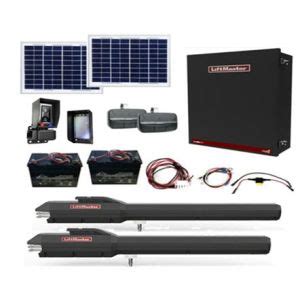 liftmaster laxlw la  xl dual solar kit