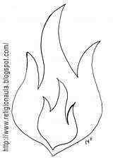 Fuego Fiamma Lengua sketch template