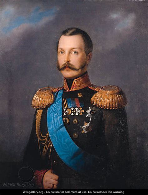 portrait  tsar alexander ii paul pavel antonovich rizzoni