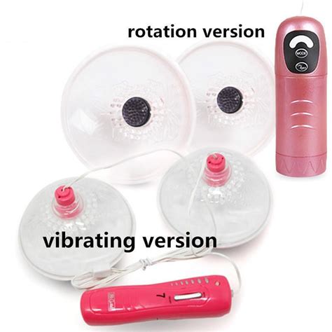 tits nipple teasing vibrator stimulation with suction dual