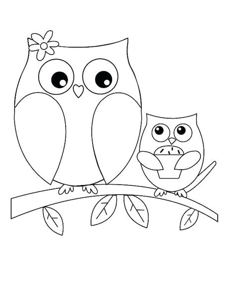 owl coloring birthday party pages kids madebyteachers sketch coloring page