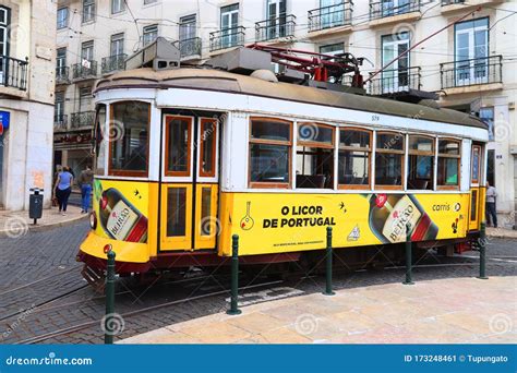 lisbon tram portugal editorial photo image  travel