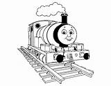 Percy Engine Green Coloring Thomas Coloringcrew Friends sketch template